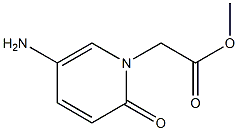 methyl 2-(5-amino-2-oxo-1,2-dihydropyridin-1-yl)acetate Struktur