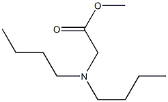 methyl 2-(dibutylamino)acetate Struktur