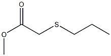 methyl 2-(propylsulfanyl)acetate Struktur