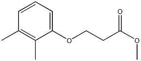 methyl 3-(2,3-dimethylphenoxy)propanoate Struktur