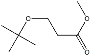 methyl 3-(tert-butoxy)propanoate Struktur