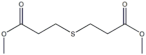 methyl 3-[(3-methoxy-3-oxopropyl)sulfanyl]propanoate Struktur