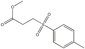 methyl 3-[(4-methylbenzene)sulfonyl]propanoate Struktur