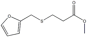 methyl 3-[(furan-2-ylmethyl)sulfanyl]propanoate Struktur