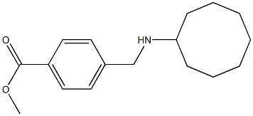 methyl 4-[(cyclooctylamino)methyl]benzoate Struktur