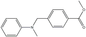 methyl 4-{[methyl(phenyl)amino]methyl}benzoate Struktur