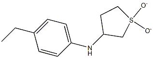 N-(1,1-dioxidotetrahydrothien-3-yl)-N-(4-ethylphenyl)amine Struktur