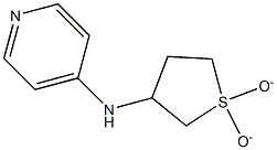 N-(1,1-dioxidotetrahydrothien-3-yl)pyridin-4-amine Struktur