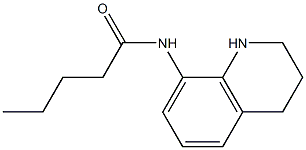 N-(1,2,3,4-tetrahydroquinolin-8-yl)pentanamide Struktur