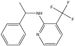 N-(1-phenylethyl)-3-(trifluoromethyl)pyridin-2-amine Struktur