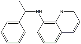 N-(1-phenylethyl)quinolin-8-amine Struktur