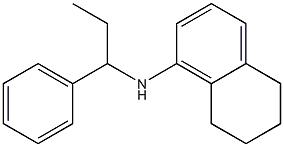 N-(1-phenylpropyl)-5,6,7,8-tetrahydronaphthalen-1-amine Struktur