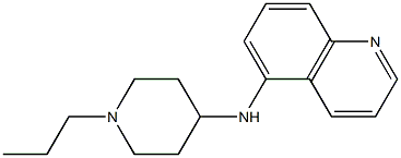 N-(1-propylpiperidin-4-yl)quinolin-5-amine Struktur