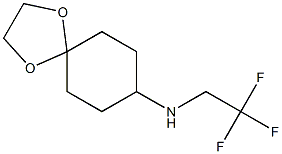 N-(2,2,2-trifluoroethyl)-1,4-dioxaspiro[4.5]decan-8-amine Struktur