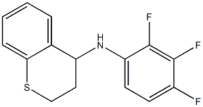 N-(2,3,4-trifluorophenyl)-3,4-dihydro-2H-1-benzothiopyran-4-amine Struktur