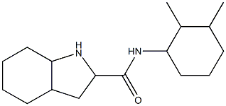 N-(2,3-dimethylcyclohexyl)-octahydro-1H-indole-2-carboxamide Struktur