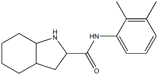 N-(2,3-dimethylphenyl)octahydro-1H-indole-2-carboxamide Struktur