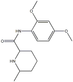 N-(2,4-dimethoxyphenyl)-6-methylpiperidine-2-carboxamide Struktur