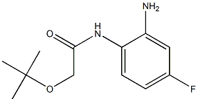 N-(2-amino-4-fluorophenyl)-2-(tert-butoxy)acetamide Struktur