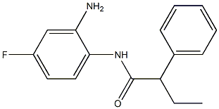 N-(2-amino-4-fluorophenyl)-2-phenylbutanamide Struktur