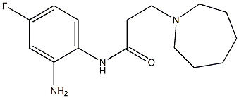 N-(2-amino-4-fluorophenyl)-3-azepan-1-ylpropanamide Struktur