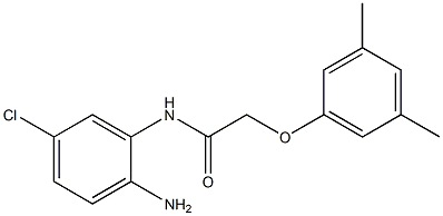 N-(2-amino-5-chlorophenyl)-2-(3,5-dimethylphenoxy)acetamide Struktur