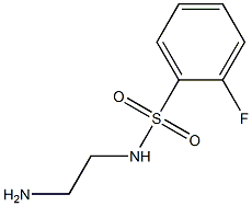 N-(2-aminoethyl)-2-fluorobenzene-1-sulfonamide Struktur