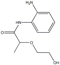 N-(2-aminophenyl)-2-(2-hydroxyethoxy)propanamide Struktur