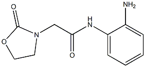 N-(2-aminophenyl)-2-(2-oxo-1,3-oxazolidin-3-yl)acetamide Struktur