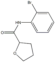 N-(2-bromophenyl)tetrahydrofuran-2-carboxamide Struktur