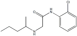 N-(2-chlorophenyl)-2-(pentan-2-ylamino)acetamide Struktur