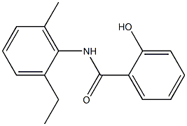 N-(2-ethyl-6-methylphenyl)-2-hydroxybenzamide Struktur