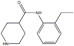 N-(2-ethylphenyl)piperidine-4-carboxamide Struktur