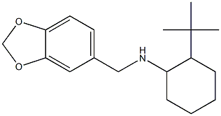 N-(2H-1,3-benzodioxol-5-ylmethyl)-2-tert-butylcyclohexan-1-amine Struktur