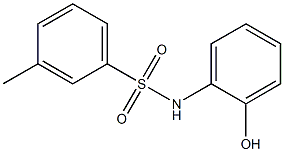 N-(2-hydroxyphenyl)-3-methylbenzene-1-sulfonamide Struktur