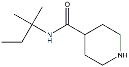 N-(2-methylbutan-2-yl)piperidine-4-carboxamide Struktur