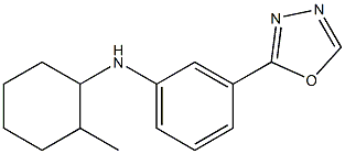 N-(2-methylcyclohexyl)-3-(1,3,4-oxadiazol-2-yl)aniline Struktur