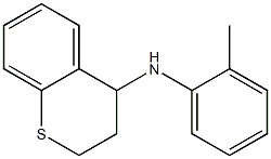 N-(2-methylphenyl)-3,4-dihydro-2H-1-benzothiopyran-4-amine Struktur