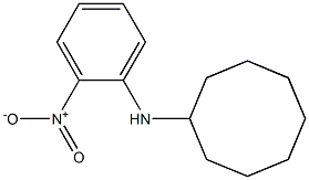 N-(2-nitrophenyl)cyclooctanamine Struktur