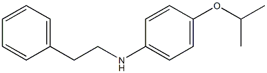 N-(2-phenylethyl)-4-(propan-2-yloxy)aniline Struktur