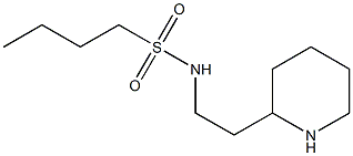 N-(2-piperidin-2-ylethyl)butane-1-sulfonamide Struktur