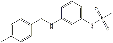 N-(3-{[(4-methylphenyl)methyl]amino}phenyl)methanesulfonamide Struktur