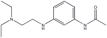 N-(3-{[2-(diethylamino)ethyl]amino}phenyl)acetamide Struktur