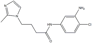 N-(3-amino-4-chlorophenyl)-4-(2-methyl-1H-imidazol-1-yl)butanamide Struktur