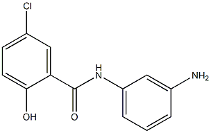 N-(3-aminophenyl)-5-chloro-2-hydroxybenzamide Struktur