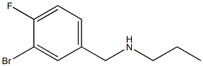 N-(3-bromo-4-fluorobenzyl)-N-propylamine Struktur