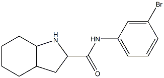 N-(3-bromophenyl)octahydro-1H-indole-2-carboxamide Struktur