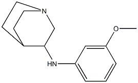 N-(3-methoxyphenyl)-1-azabicyclo[2.2.2]octan-3-amine Struktur