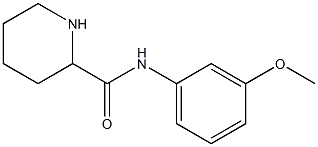 N-(3-methoxyphenyl)piperidine-2-carboxamide Struktur