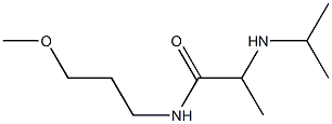 N-(3-methoxypropyl)-2-(propan-2-ylamino)propanamide Struktur